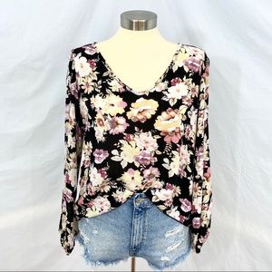 Long Sleeve Floral Top NWT
